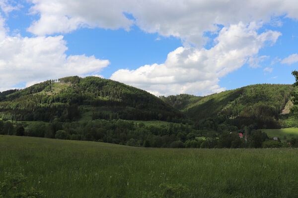 Bernartice, 2.6.2022
Nad Bečkovem, pohled na Mravenčí vrch.
Keywords: Bernartice Bečkov Vraní hory