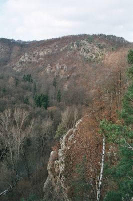 Biskoupky, 1.12.2006
Údolí Jihlavy. Pohled z jihu na Velkou skálu.

Keywords: Biskoupky údolí Jihlavy Velká skála