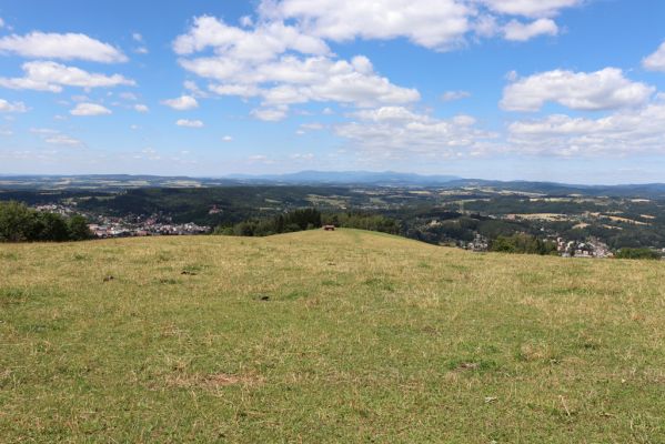 Náchod, 3.7.2019
Vrch Dobrošov, pastvina. Pohled na Náchod a Krkonoše.
Mots-clés: Náchod vrch Dobrošov pastvina