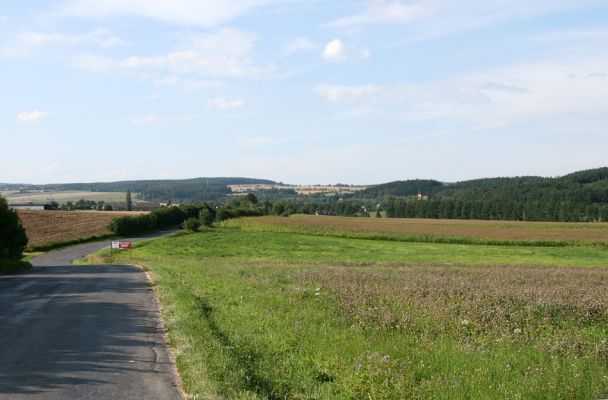 Doubravice - Velehrádek, 9.8.2009
Pohled z jihu od Velkého Vřešťova na třešňovku u obce Doubravice - Velehrádek.
Klíčová slova: Doubravice Velehrádek Anthaxia candens