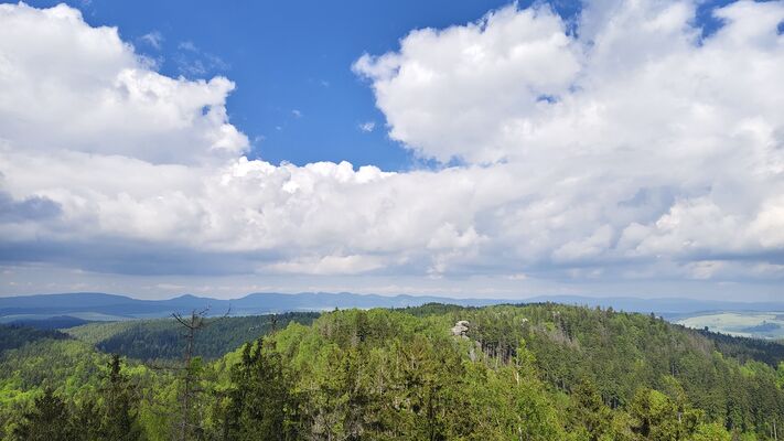 Teplice nad Metují, 20.5.2025
Vrch Čáp, pohled na Javoří hory.
Klíčová slova: Teplice nad Metují Teplické skály Skály vrch Čáp