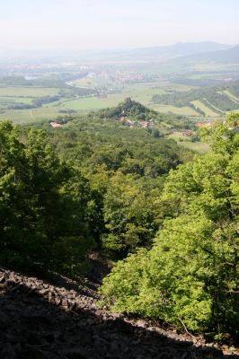 Kamýk, vrch Plešivec, 6.6.2010
Pohled z vrcholu na hrad Kamýk.
Klíčová slova: Kamýk Plešivec Dicronychus cinereus Cardiophorus nigerrimus Pheletes aeneoniger Idolus picipennis