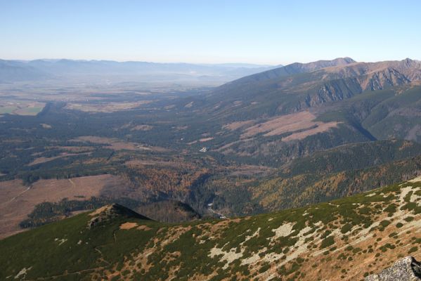 Kriváň, 22.10.2012
Pohled z Malého Kriváně na Liptovskou kotlinu. 
Klíčová slova: Vysoké Tatry Malý Kriváň Belá Podbanské