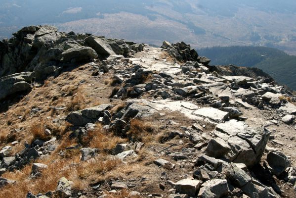 Vysoké Tatry, Kriváň, 22.10.2012
Malý Kriváň - biotop kovaříka Selatosomus confluens rugosus zničený novým turistickým chodníkem.



Mots-clés: Vysoké Tatry Malý Kriváň Selatosomus confluens rugosus