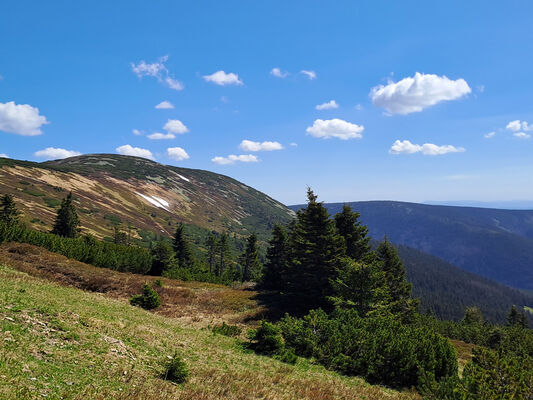 Pec pod Sněžkou, 15.5.2024
Pohled na Studniční horu od Výrovky.
Keywords: Krkonoše Pec pod Sněžkou Studniční hora Mapa republiky