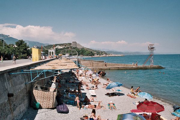 Alushta, 13.6.2007
Městské pláže.
Schlüsselwörter: Ukrajina Krym Alushta