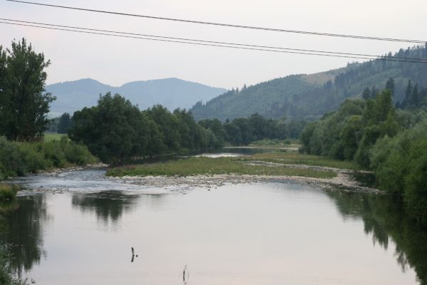 Kysucký Lieskovec, 10.7.2018
Meandry Kysuce - pohled na štěrkové náplavy z mostu u Ochodnice.
Klíčová slova: Kysucký Lieskovec řeka Kysuca meandry