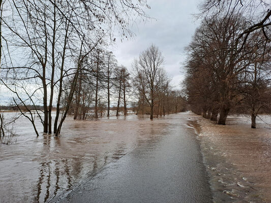 Opatovice nad Labem, 26.12.2023
Zaplavená silnice z Opatovic nad Labem do Vysoké nad Labem.
Klíčová slova: Opatovice nad Labem Velký ostrov Labe povodeň