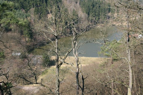 Lánská obora, 31.3.2009
Pohled z vrchu Kocourová na Klíčavu. 
Klíčová slova: Lánská obora Křivoklátsko Klíčava