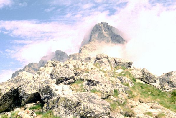 Lomnický štít, 19.7.1991
Lomnický hrebeň. Pohled na biotop kovaříka Selatosomus confluens. V pozadí Lomnický štít.
Schlüsselwörter: Vysoké Tatry Lomnický štít Lomnický hrebeň Selatosomus confluens