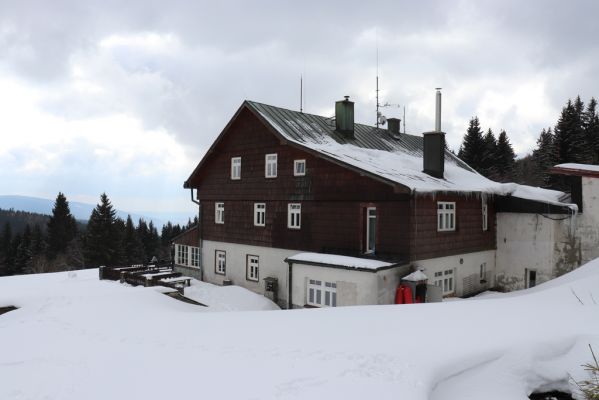 Horní Maršov, 27.2.2022
Lysečinská bouda.
Klíčová slova: Horní Maršov Horní Lysečiny Krkonoše Lysečinská bouda