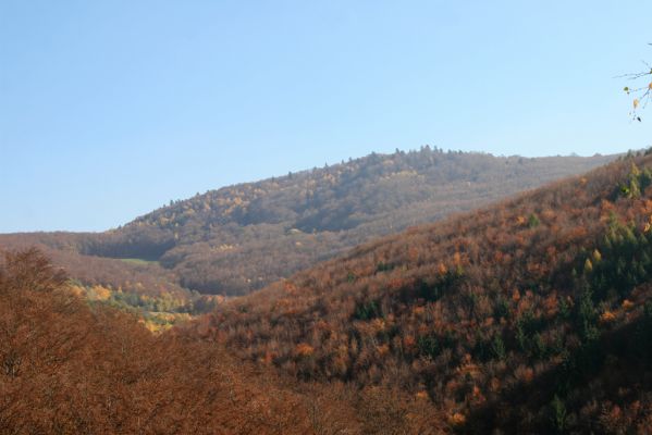Malá Lehota, 26.10.2013
Hlboká dolina, vrch Kamenné vráta. Pohled na Brezový vrch.
Keywords: Malá Lehota Hlboká dolina vrch Kamenné vráta Brezový vrch