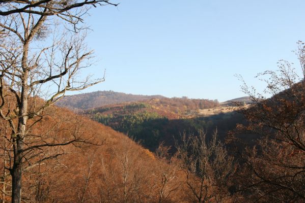 Malá Lehota, 26.10.2013
Hlboká dolina, vrch Kamenné vráta. Pohled na Brezový vrch.
Klíčová slova: Malá Lehota Hlboká dolina vrch Kamenné vráta