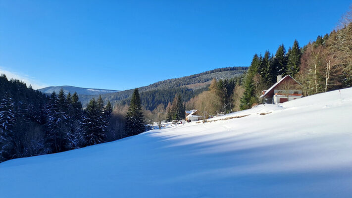 Malá Úpa, 19.1.2024
Krakonošovo údolí.
Schlüsselwörter: Krkonoše Malá Úpa Krakonošovo údolí