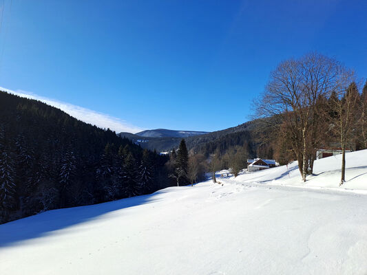 Malá Úpa, 19.1.2024
Krakonošovo údolí.
Klíčová slova: Krkonoše Malá Úpa Krakonošovo údolí