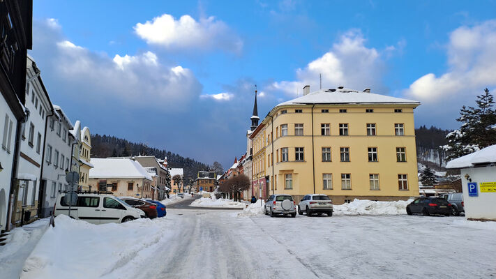 Svoboda nad Úpou, 19.1.2024
Svoboda nad Úpou - náměstí.
Mots-clés: Krkonoše Svoboda nad Úpou