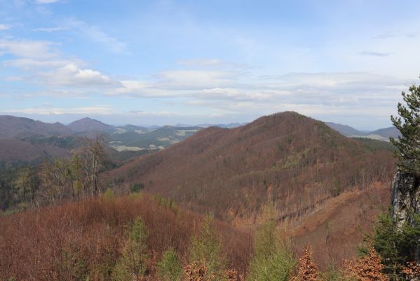 Malé Ledenice, 17.4.2019
Strážovské vrchy, pohled z vrchu Dúpna na Súľovské skaly.
Keywords: Malé Ledenice Strážovske vrchy vrch Dúpna