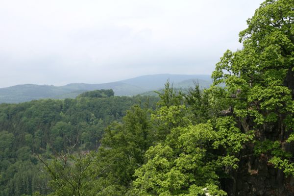 Stráž nad Ohří, vrch Nebesa, 9.5.2009
Pohled ze skály k severozápadu.
Schlüsselwörter: Stráž nad Ohří Nebesa