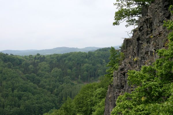 Stráž nad Ohří, vrch Nebesa, 9.5.2009
Skála na západním svahu. Pohled k severu.
Keywords: Stráž nad Ohří Nebesa