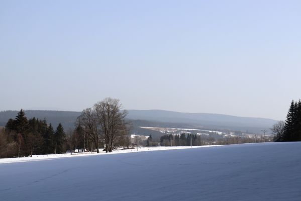 Orlické Záhoří, 25.2.2021
Trčkov - pohled k Bedřichovce.  
Klíčová slova: Orlické Záhoří Trčkov Bedřichovka