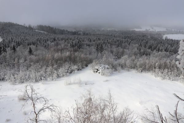 Deštné v Orlických horách, 18.1.2021
Špičák - pohled do lomu.
Schlüsselwörter: Orlické hory Deštné v Orlických horách Špičák