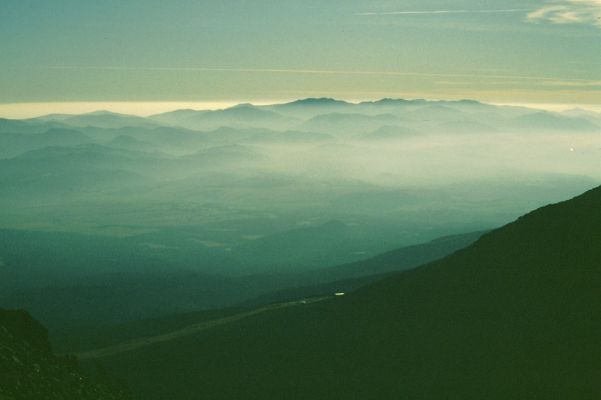 Vysoké Tatry, 12.10.1995 
Pohled z Patrie na Nízké Tatry (Ďumbier).
Mots-clés: Vysoké Tatry Podtatranská kotlina Nízké Tatry Ďumbier Patria