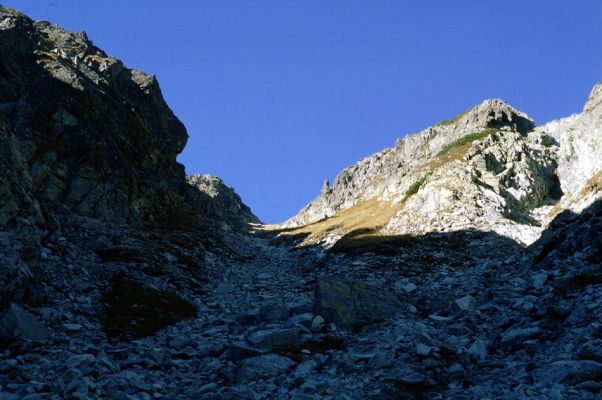 Vysoké Tatry, 12.10.1995
Výstup na Patrii od Popradského plesa.
Keywords: Vysoké Tatry Patria