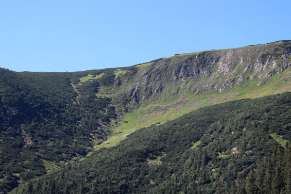 Pec pod Sněžkou, 21.8.2020
Krkonoše, Obří důl, Úpská jáma. Pohled na Krakonošovu zahrádku.
Klíčová slova: Pec pod Sněžkou Krkonoše Obří důl Úpská jáma Krakonošova zahrádka
