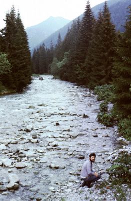 Podbanské, řeka Belá, 28.5.1989
Dravý proud horské řeky. Štěrkové břehy porostlé travinami jsou biotopem kovaříků Hypnoidus riparius a Zorochros dermestoides.
Schlüsselwörter: Podbanské Belá Hypnoidus riparius Zorochros dermestoides