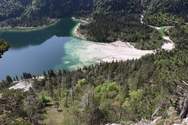 Tarvisio, 23.5.2023
Lago del Predil z jihovýchodního svahu Vette Scabre.
Mots-clés: Tarvisio Lago del Predil Vette Scabre