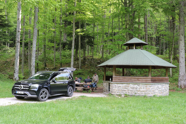 Ajdovščina, Predmeja, 22.5.2023
Piknikoviště v dolině pod vrchem Suhi hrib. 
Klíčová slova: Slovenia Ajdovščina Predmeja Trnovski gozd vrch Suhi hrib Dušánek Samek