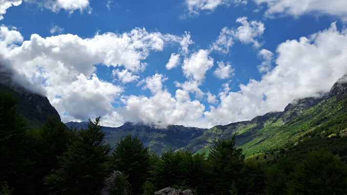 Bogë, 27.6.2024
Údolí nad Bogë.
Mots-clés: Skadar Prokletije Bogë