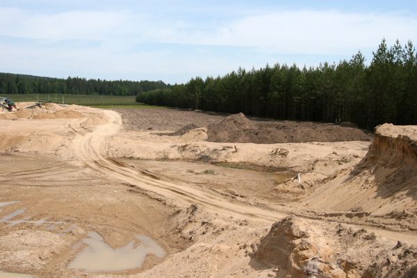 Rašovice, 21.5.2009
Západní okraj rašovické pískovny, vlevo hnízdiště břehulí.
Schlüsselwörter: Rašovice pískovna břehule