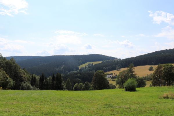 Žacléř, 13.8.2020
Rýchory, Vizov. V pozadí Dvorský les.
Klíčová slova: Žacléř Rýchory Vizov Dvorský les