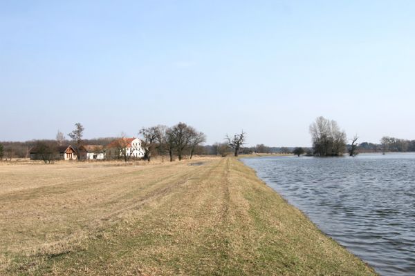Břeclav, obora Soutok, 24.3.2010
Jarní záplava Dyje u zámečku Lány.
Klíčová slova: Břeclav Lány