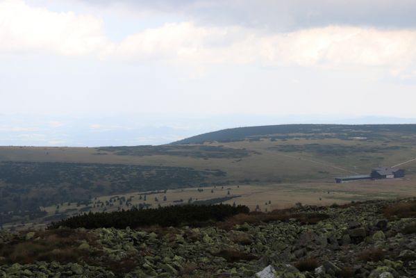 Špindlerův Mlýn, 12.8.2020
Luční hora. Pohled Luční boudu a Stříbrné návrší.
Klíčová slova: Špindlerův Mlýn Krkonoše Luční hora Luční bouda