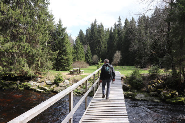 Stožec, 30.4.2023
Most přes Studenou Vltavu.
Mots-clés: Stožec Šumava Studená Vltava