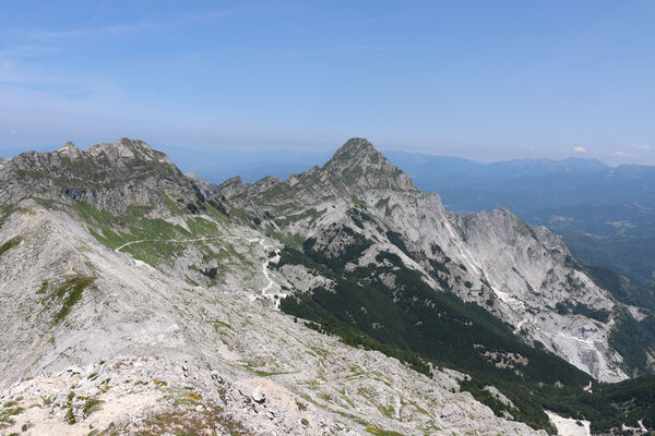 Toscana, Vagli Sotto, Alpi Apuane, 18.6.2023
Pohled z Monte Tambura.
Mots-clés: Toscana Vagli Sotto Alpi Apuane Monte Tambura Anostirus marginatus platiai