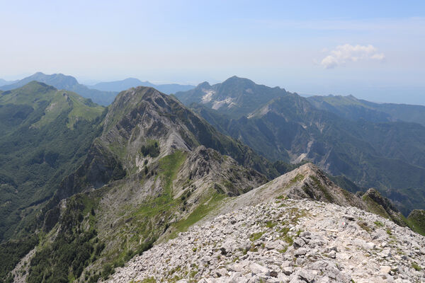 Toscana, Vagli Sotto, Alpi Apuane, 18.6.2023
Pohled z Monte Tambura.
Keywords: Toscana Vagli Sotto Alpi Apuane Monte Tambura Anostirus marginatus