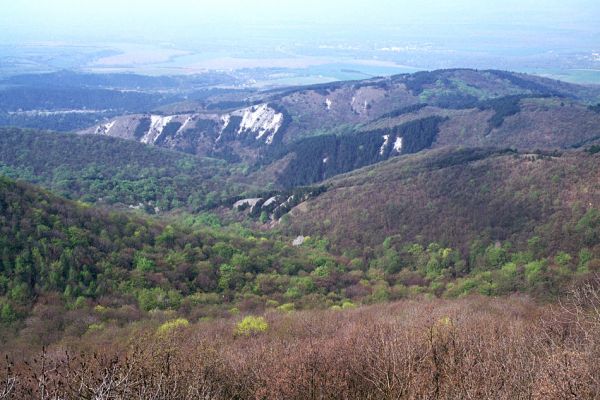 Tematínsky hrad, 25.4.2003
Pohled od Tematínskeho hradu na rezervaci Tematínske vrchy.
Keywords: Považský Inovec Tematínsky hrad Tematínske vrchy