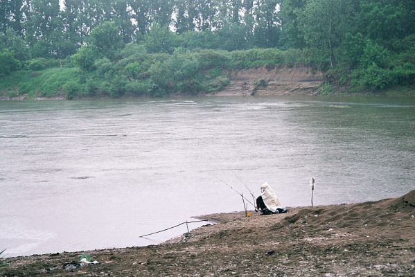 Malé Trakany - řeka Tisa, 21.5.2004
Prší, ale rybáři ani entomologové lov nevzdávají...
Keywords: Malé Trakany Tisa
