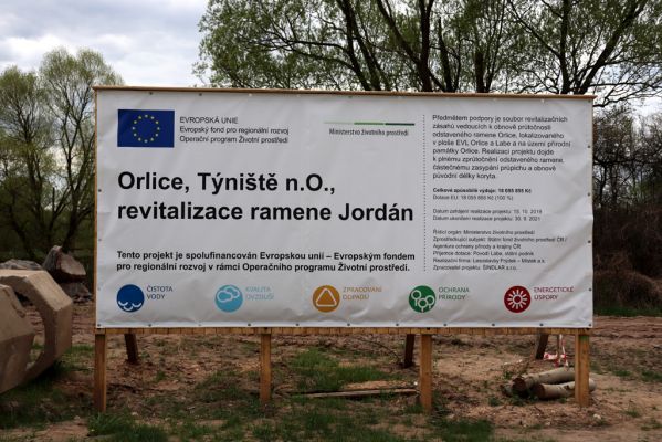Týniště nad Orlicí, 26.4.2020
Orlice - revitalizace ramene Jordán.
Klíčová slova: Týniště nad Orlicí Orlice Jordán