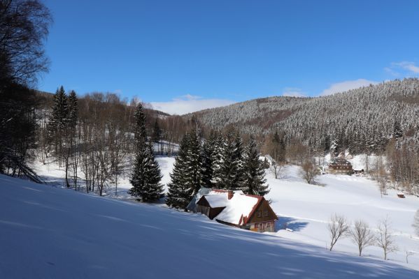 Žacléř, 20.3.2021
Rýchory, Černomostecká cesta - osada Rýchory.
Keywords: Žacléř Krkonoše Rýchory Černomostecká cesta