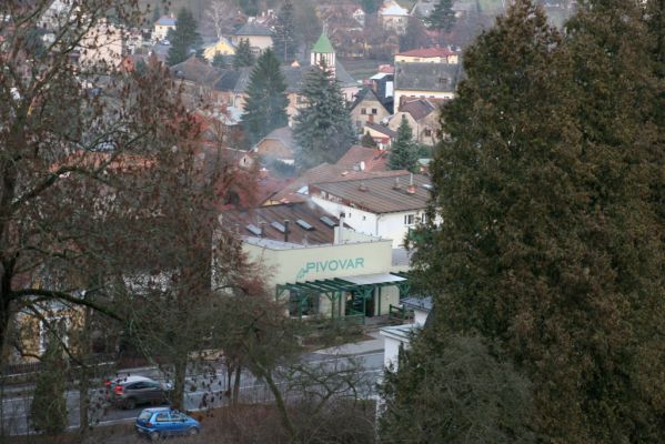 Žamberk, 5.12.2015
Pohled z Rozálky na pivovar.
Klíčová slova: Žamberk Pivovar Žamberk